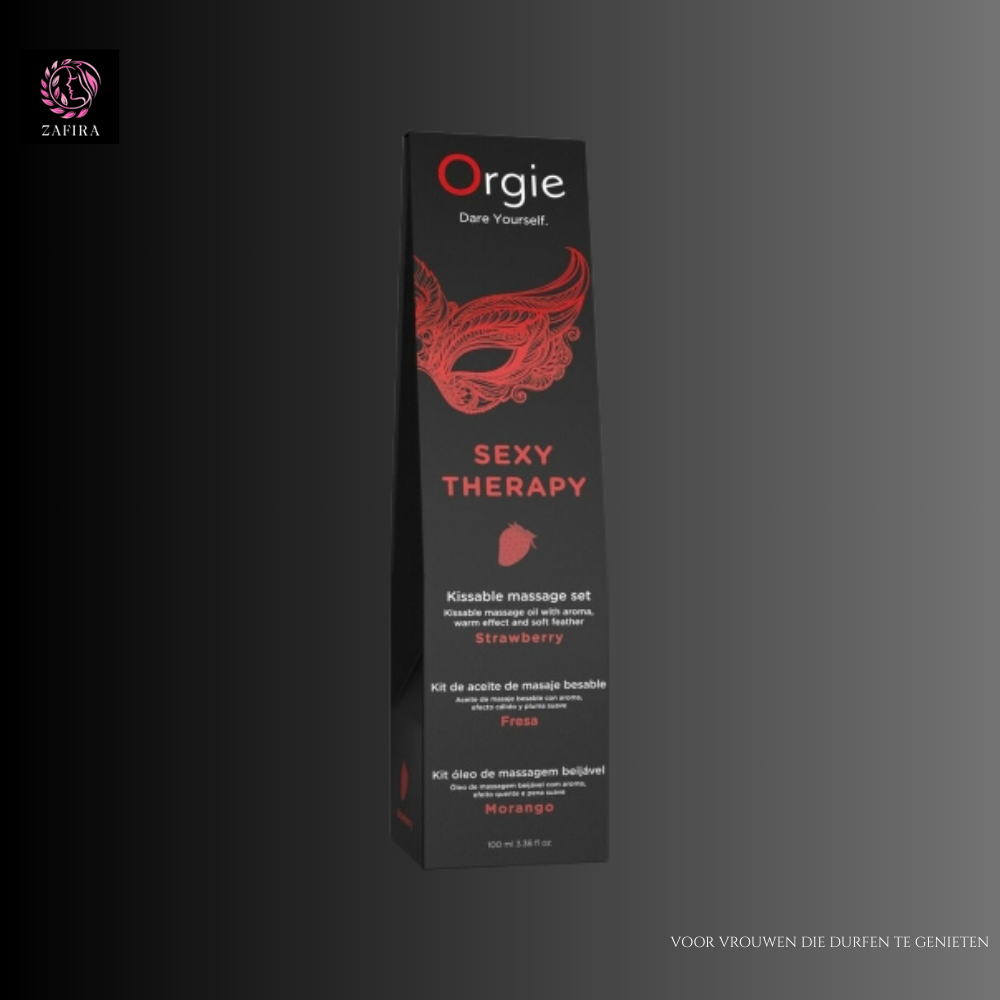 Orgie Sexy Therapy - massageolie set - aardbei 100 ml
