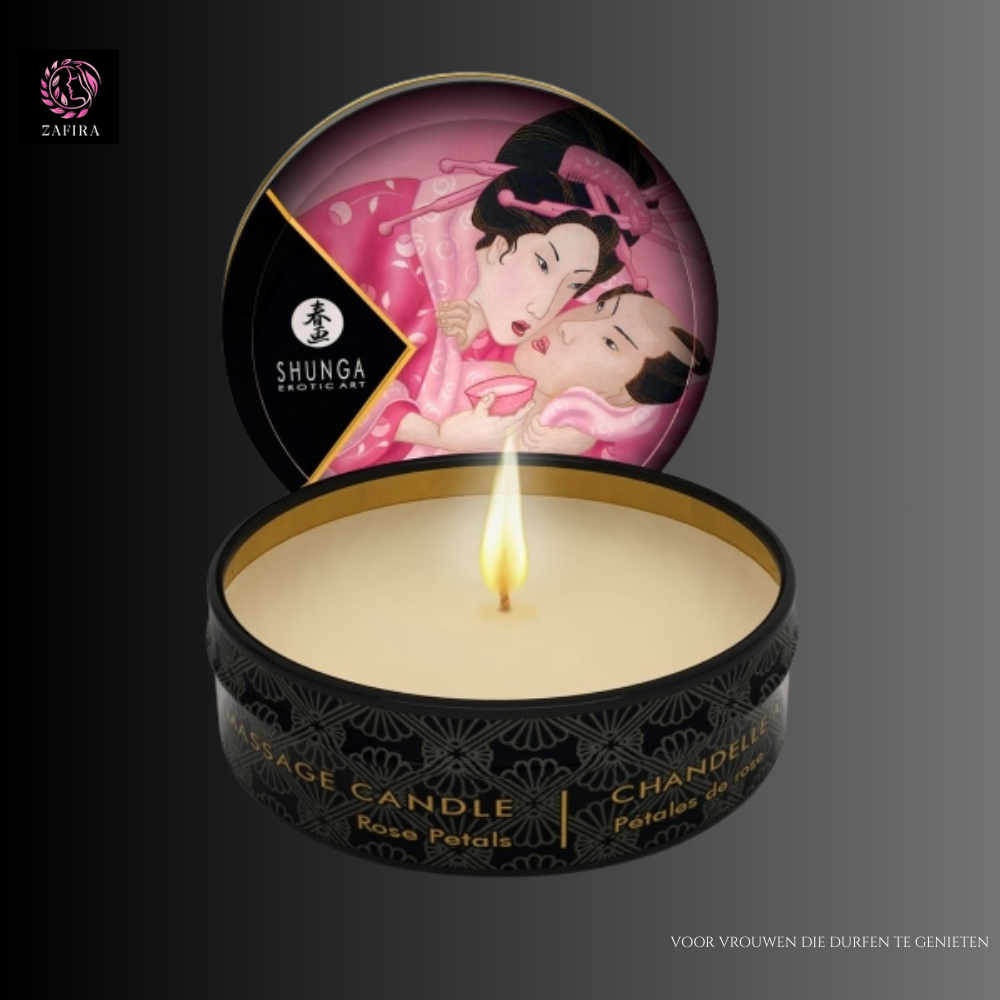 Massagekaars Shunga Rose Petals 30 ml