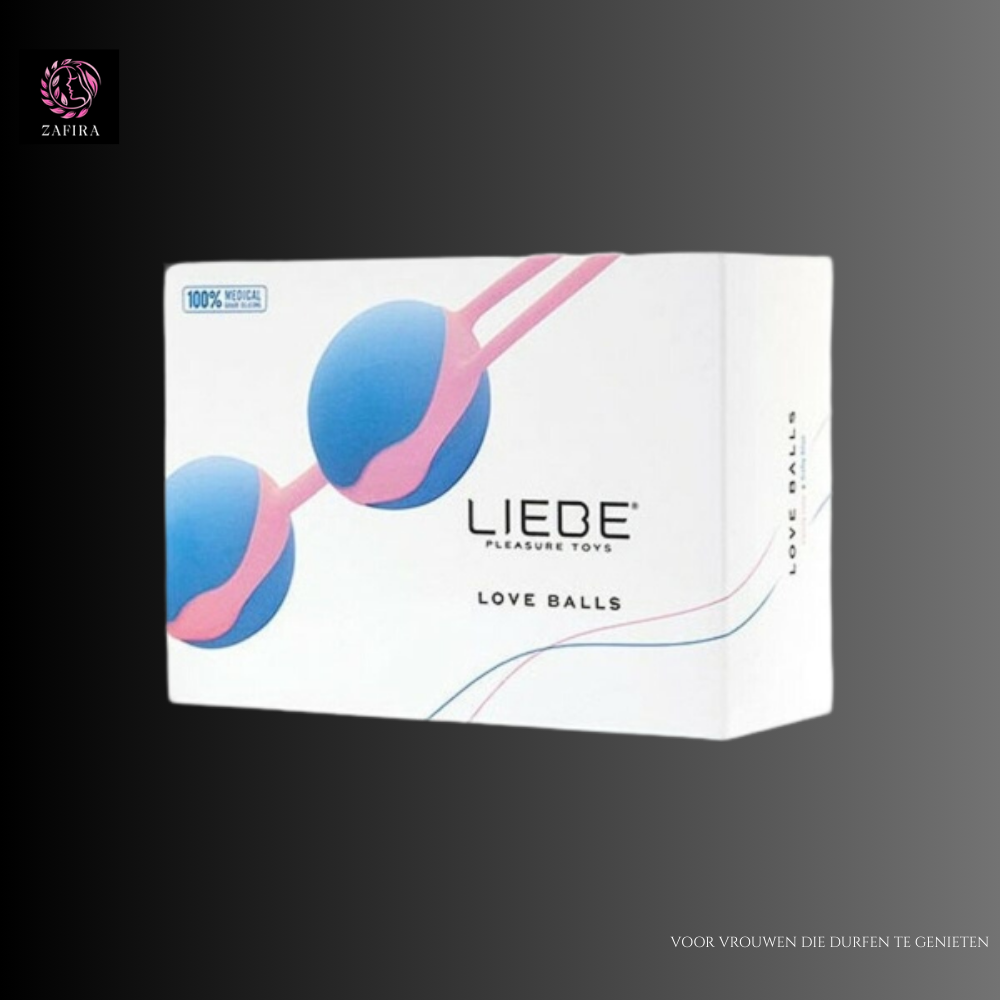 Liebe Love Balls Siliconen Blauw/Roze