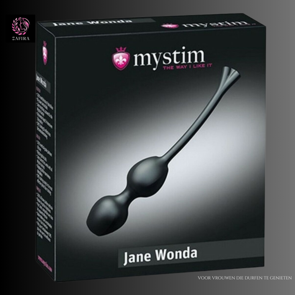 Jane Wonda Black Mystim Siliconen/ABS
