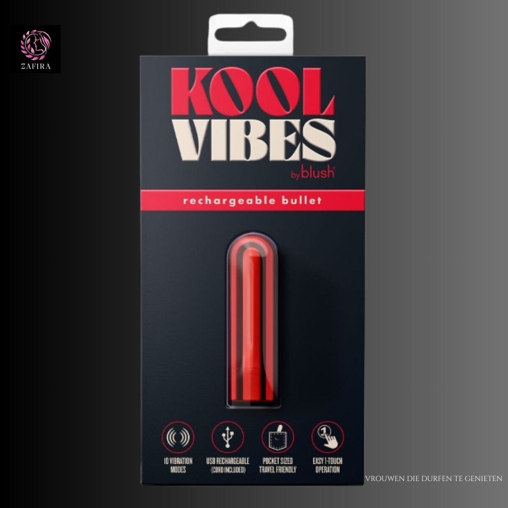 Bullet Vibrator Blush Kool Vibes Red