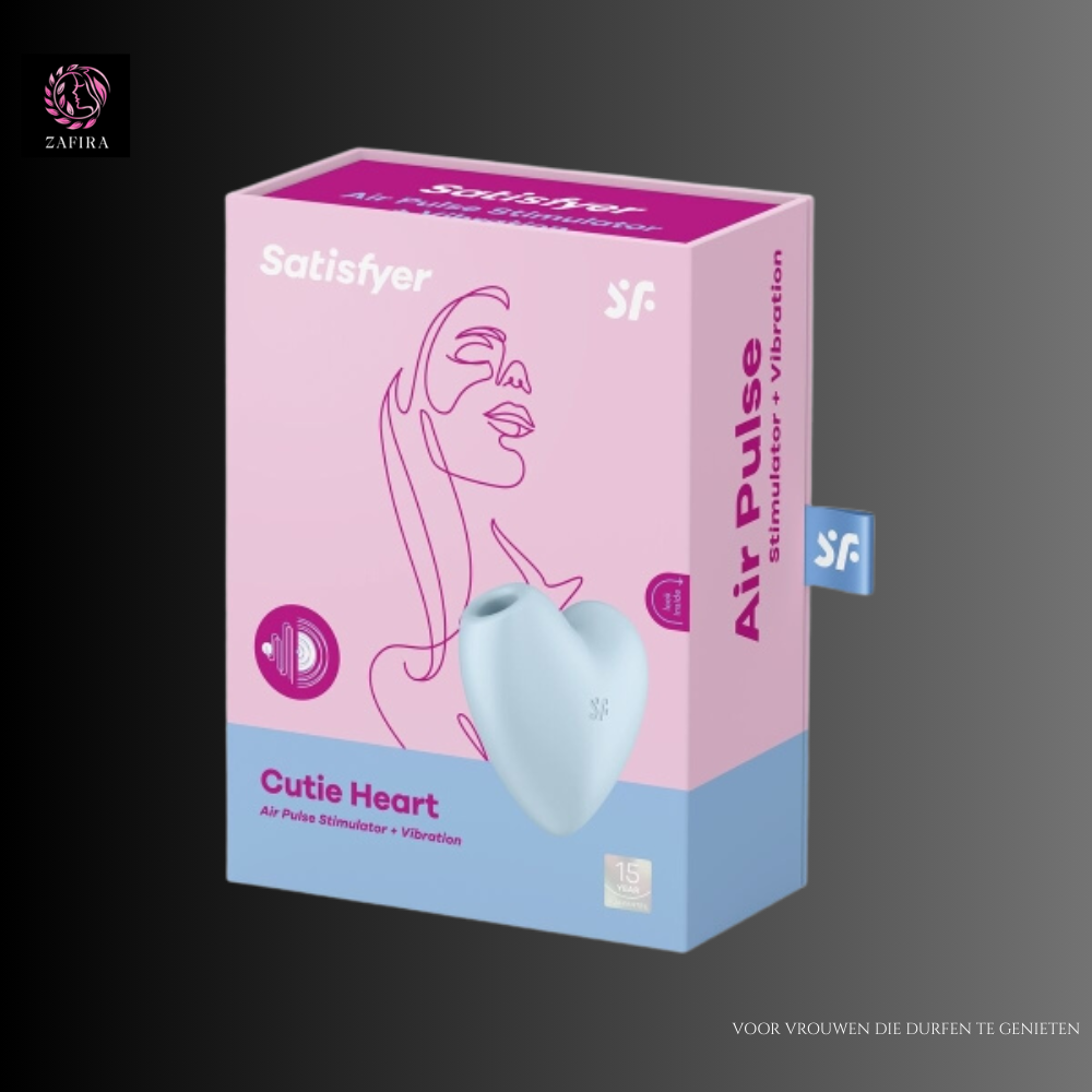 Satisfyer Cutie Heart Blauw