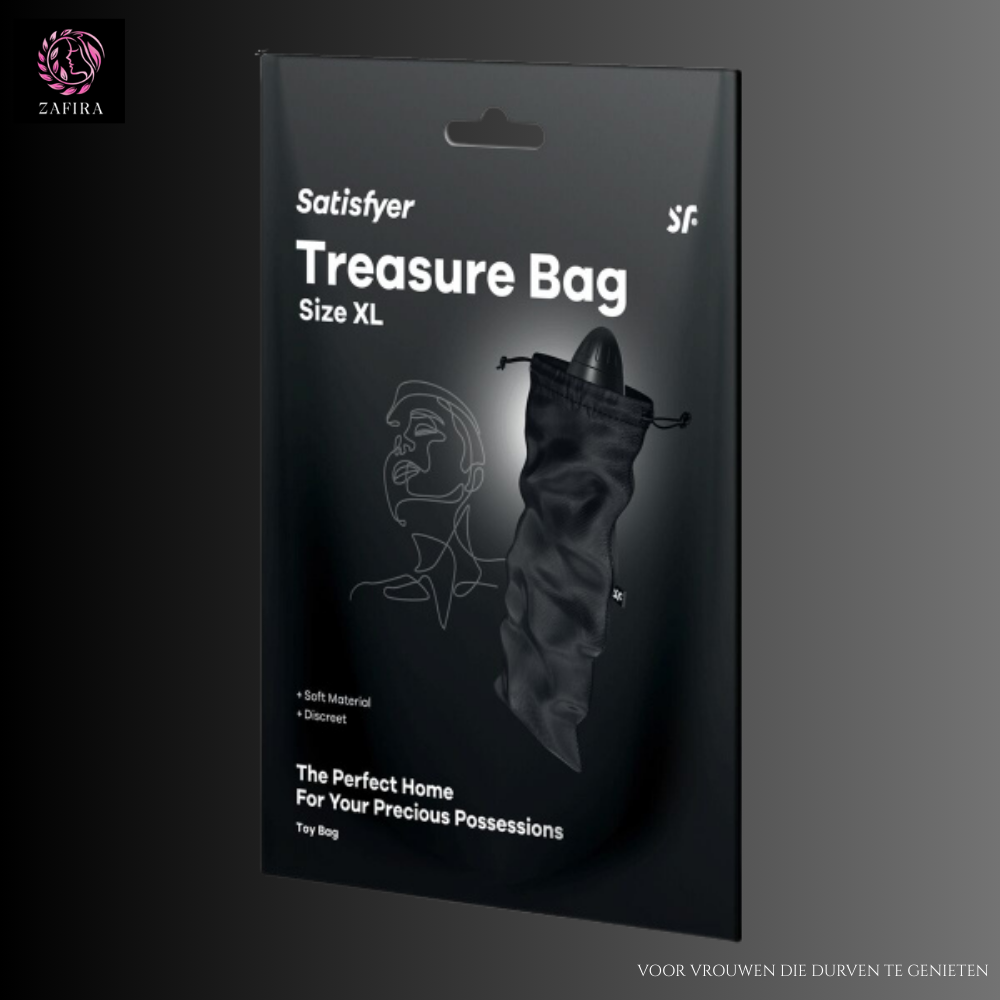 Satisfyer Treasure Zwart XL