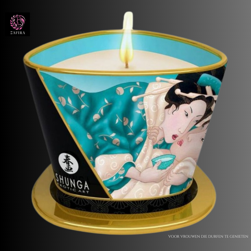 Massagekaars Shunga Island's Flower Gebloemd 170 ml