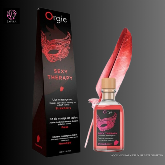 Orgie Sexy Therapy - massageolie set - aardbei 100 ml