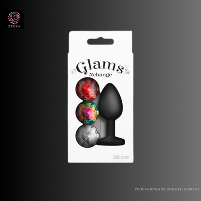 NS Novelties Glams Zwart