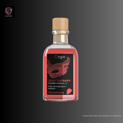 Orgie Sexy Therapy - massageolie set - aardbei 100 ml