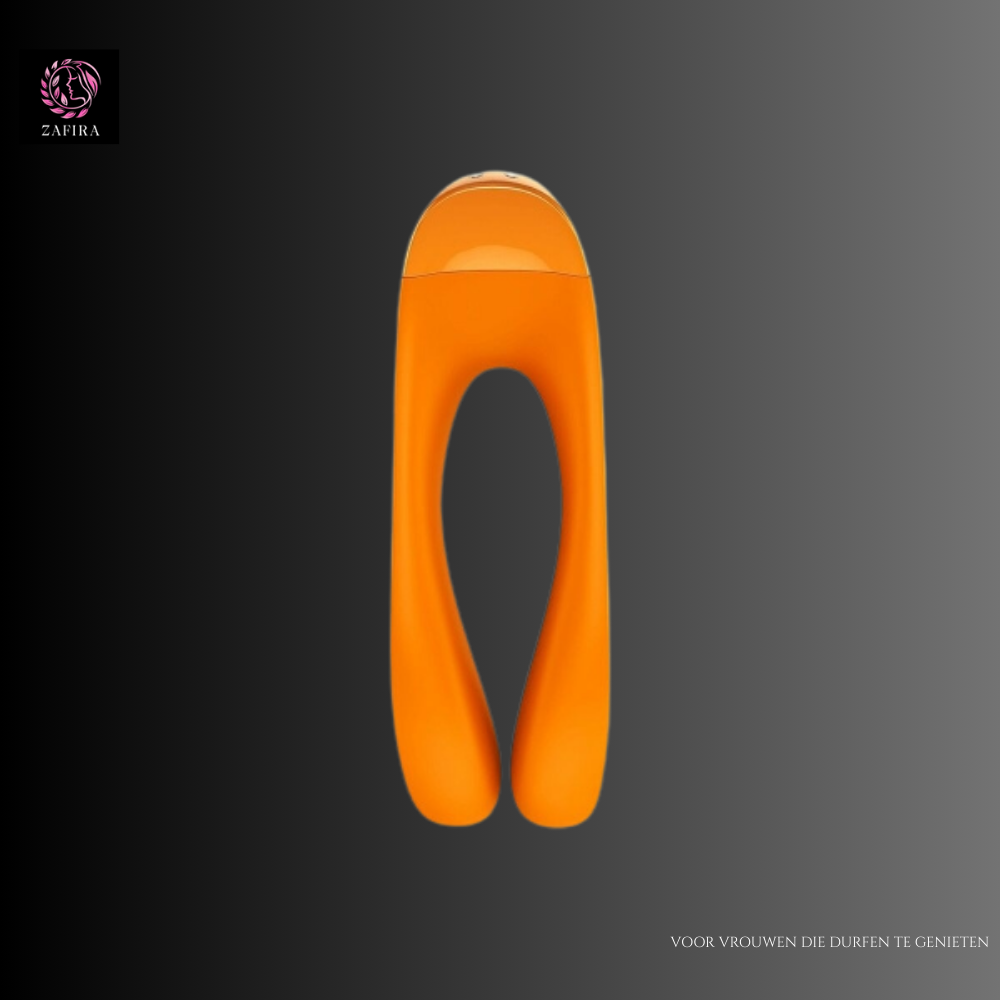 Couples Massager Satisfyer Candy Cane Orange