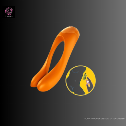 Couples Massager Satisfyer Candy Cane Orange