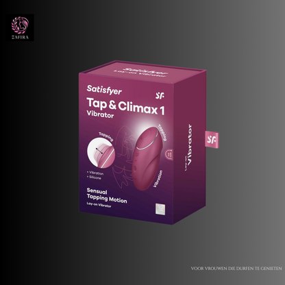 Satisfyer Tap & Climax Rood