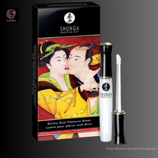 Shunga Orale Seks Lip Gloss Aardbei 10 ml