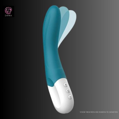 G-Spot Vibrator Liebe Bend It Dark blue 30 x 40 cm