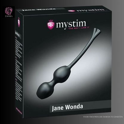 Jane Wonda Black Mystim Siliconen/ABS