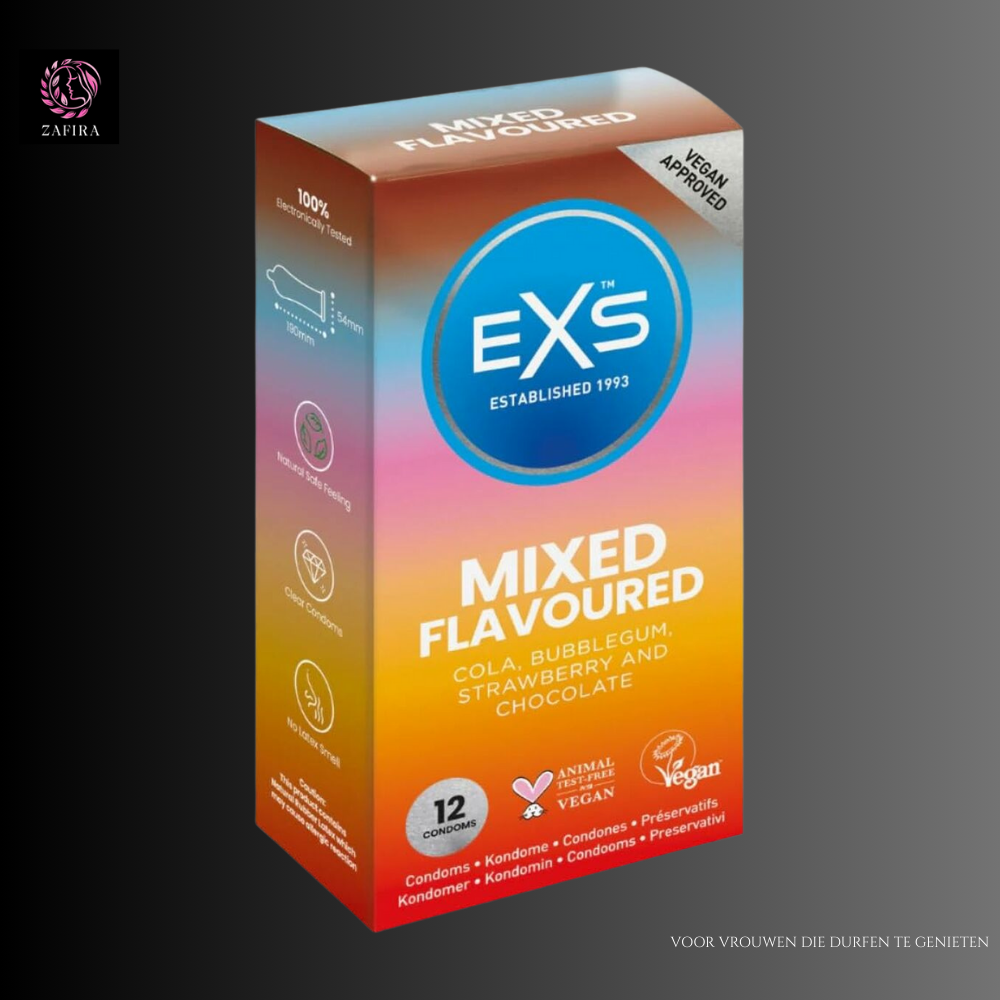 EXS Mixed Chocolade Staart Aardbei Kauwgom 12 Stuks