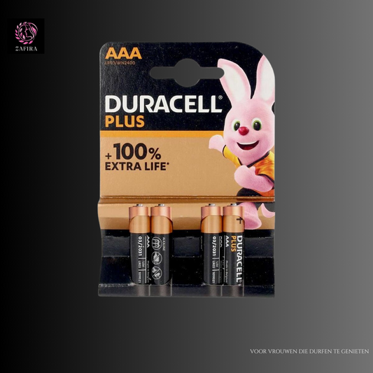Duracell Plus AAA LR03 1,5 V Batterijen 4 Stuks