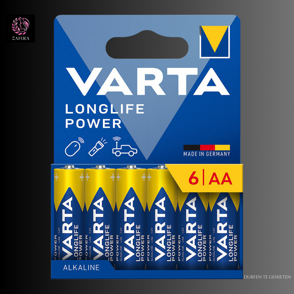 Varta Longlife Power AA LR06 1,5 V Batterijen 6 Stuks