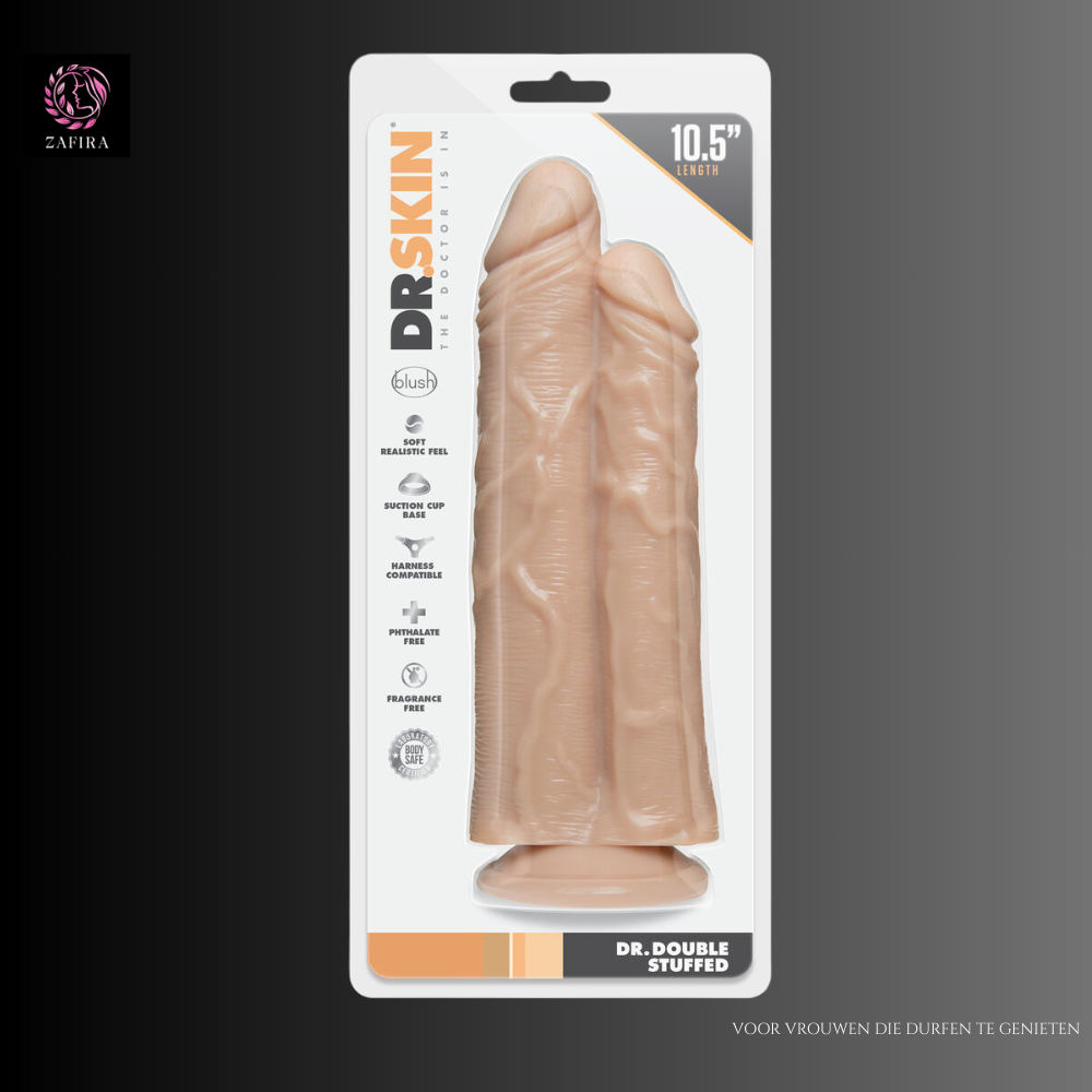 Double Penetration Stroker Blush Dr Skin Natural