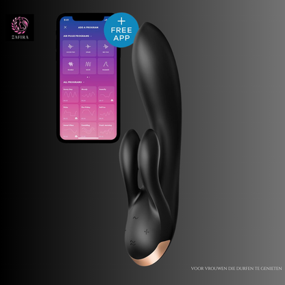 Dual Stimulation Vibe Satisfyer Flex Black