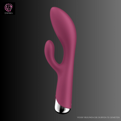 Dual Stimulation Vibe Satisfyer Spinning Rabbit 1 Red