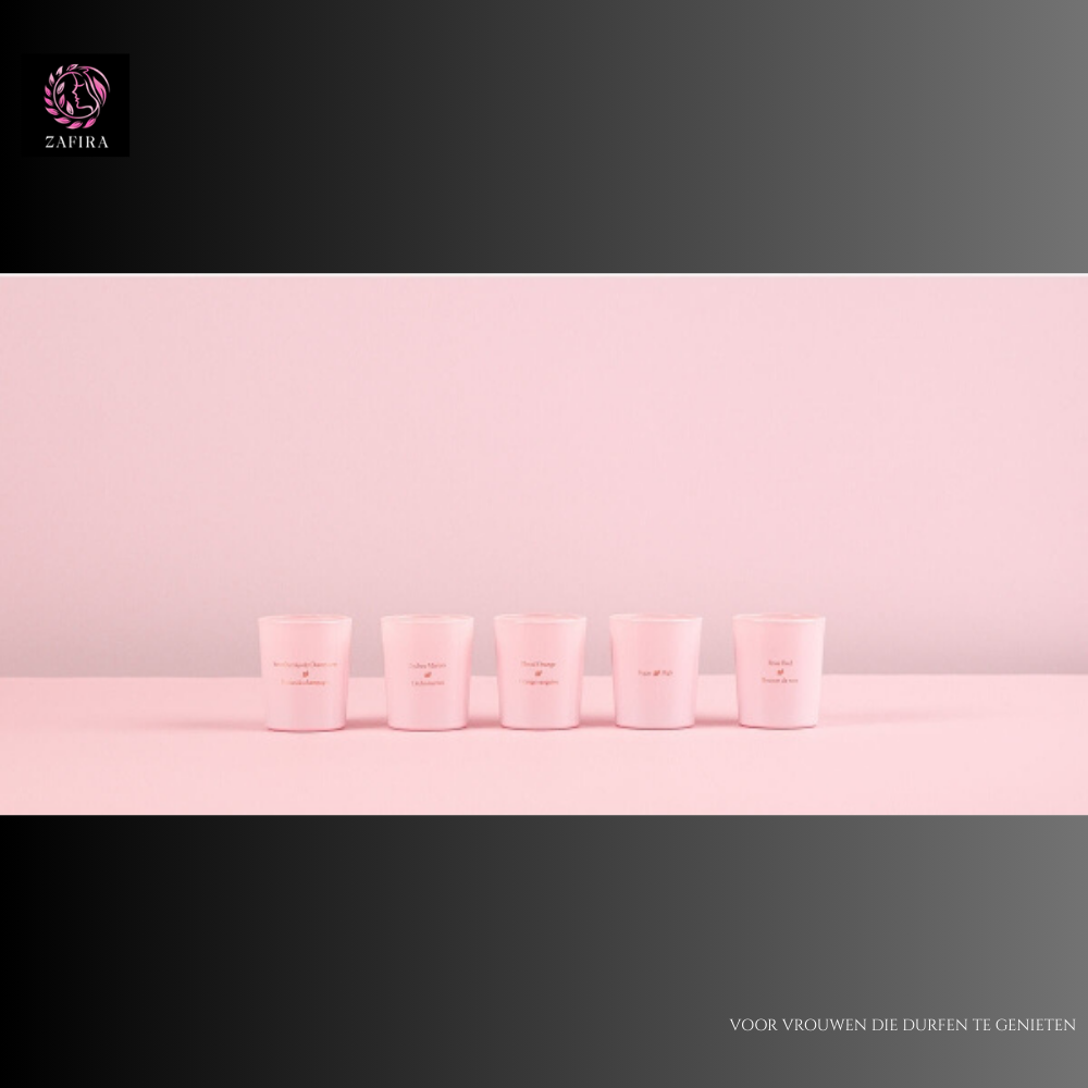 Massage Candle Highonlove Orange Pink Strawberry Champagne Lychee 35 ml