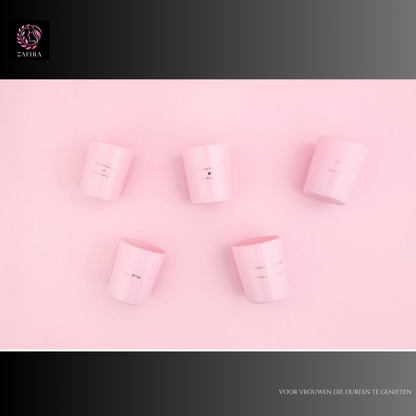 Massage Candle Highonlove Orange Pink Strawberry Champagne Lychee 35 ml