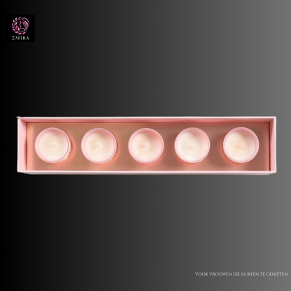 Massage Candle Highonlove Orange Pink Strawberry Champagne Lychee 35 ml