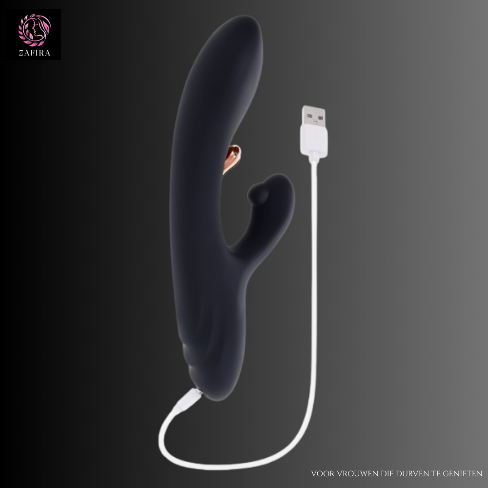 Dual Stimulation Vibe Evolved Playboy Black