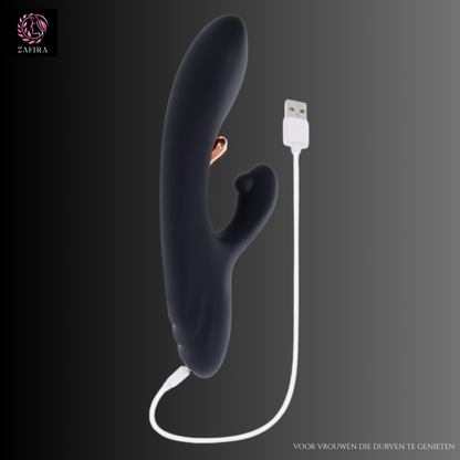 Dual Stimulation Vibe Evolved Playboy Black