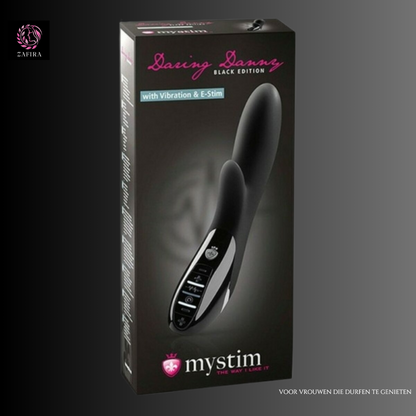 Dubbele Stimulatie Vibrator Mystim Daring Danny Estim Zwart