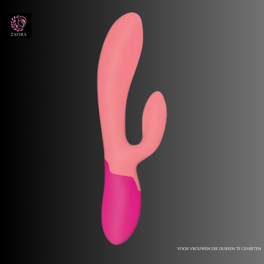 Dubbele Stimulatie Vibrator Rianne S Essentials Xena Rabbit Koraal Roze